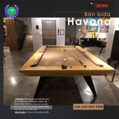 BÀN BIDA LỖ/POOL HAVANA