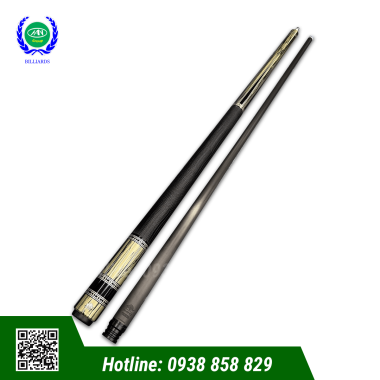 CƠ BIDA LỖ RHINO RETRO EBONY POINT/LEATHER WRAP