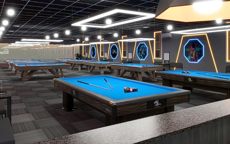 dịch vụ thiết kế 3d clb bida