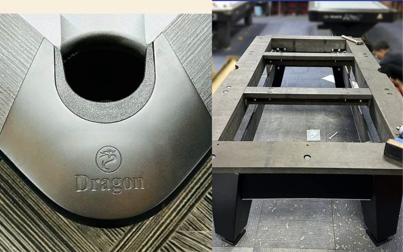 ốp và khung bàn bida lỗ aplus dragon olympus