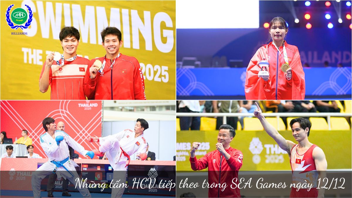 Những tấm HCV tiếp theo trong SEA Games ngày 12/12