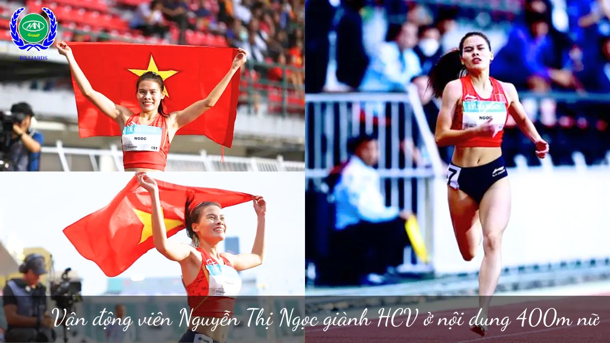 Vận động viên Nguyễn Thị Ngọc giành HCV ở nội dung 400m nữ
