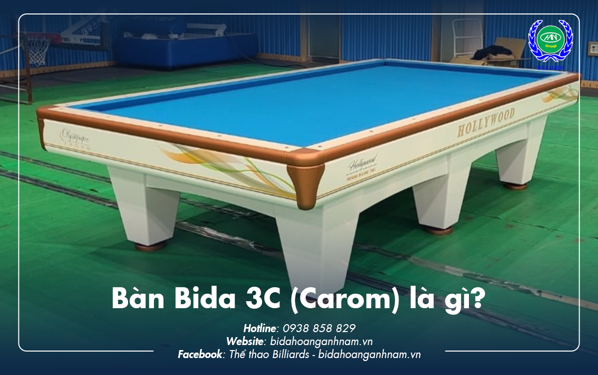 bàn bida 3c/3bang/Carom là gì