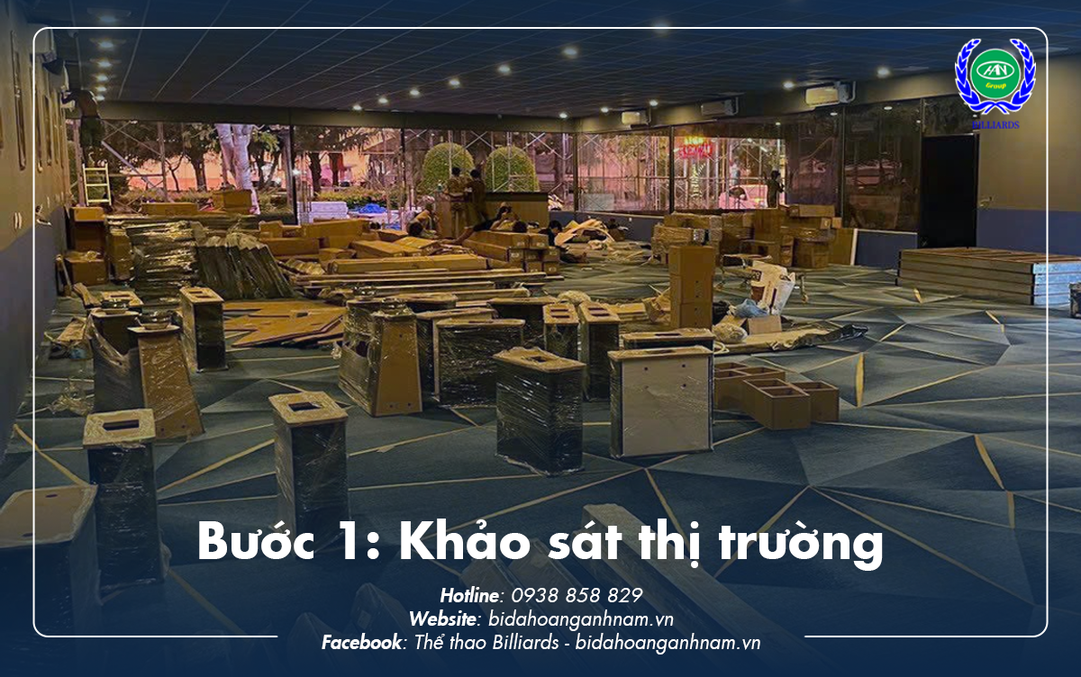 mặt bằng mở clb bida