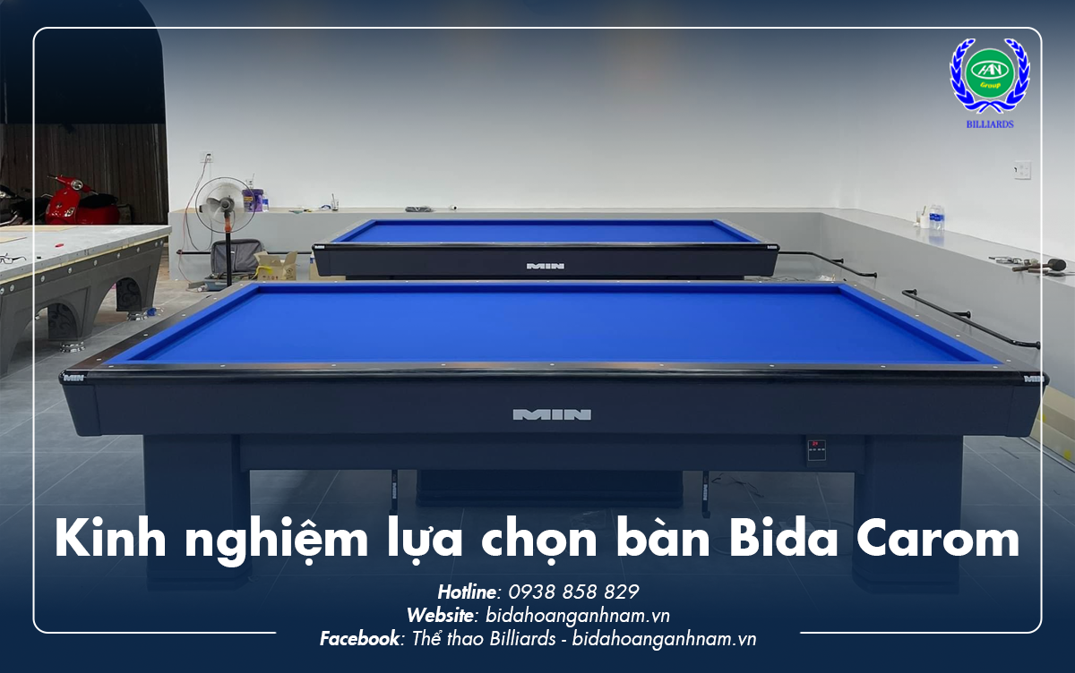 kinh nghiệm lựa chọn bàn bida 3c