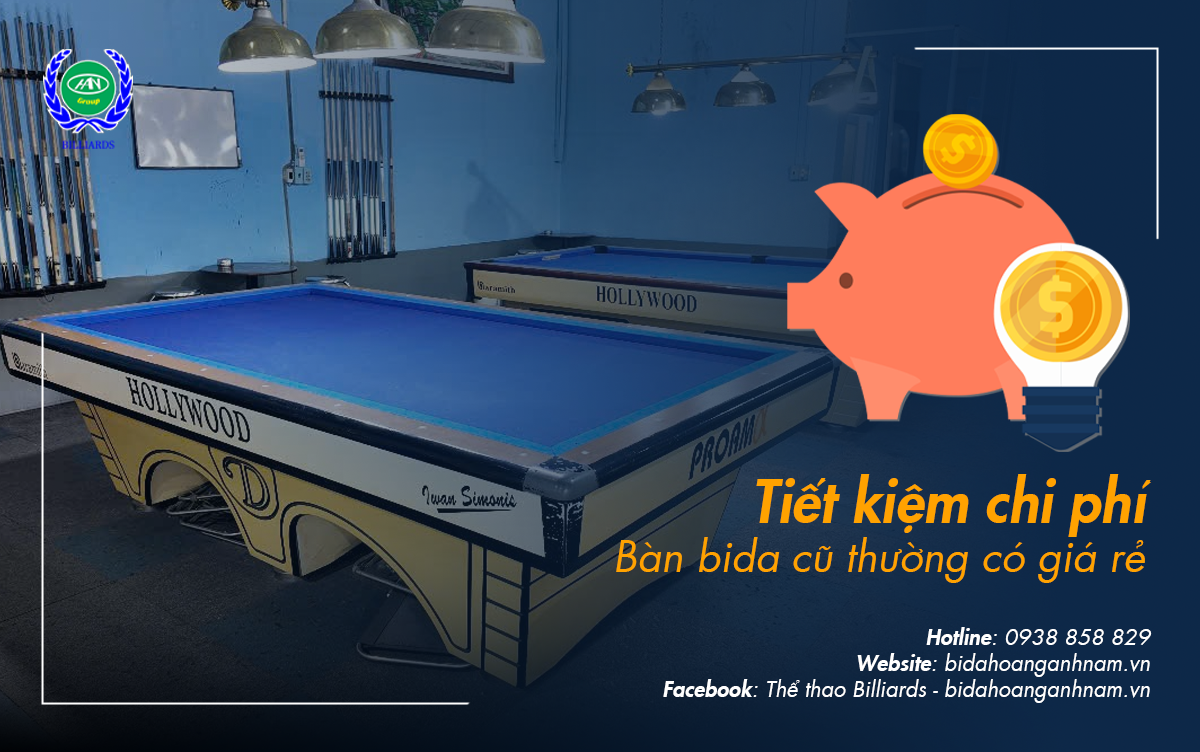 chi phí khi mua bàn bida lỗ cũ