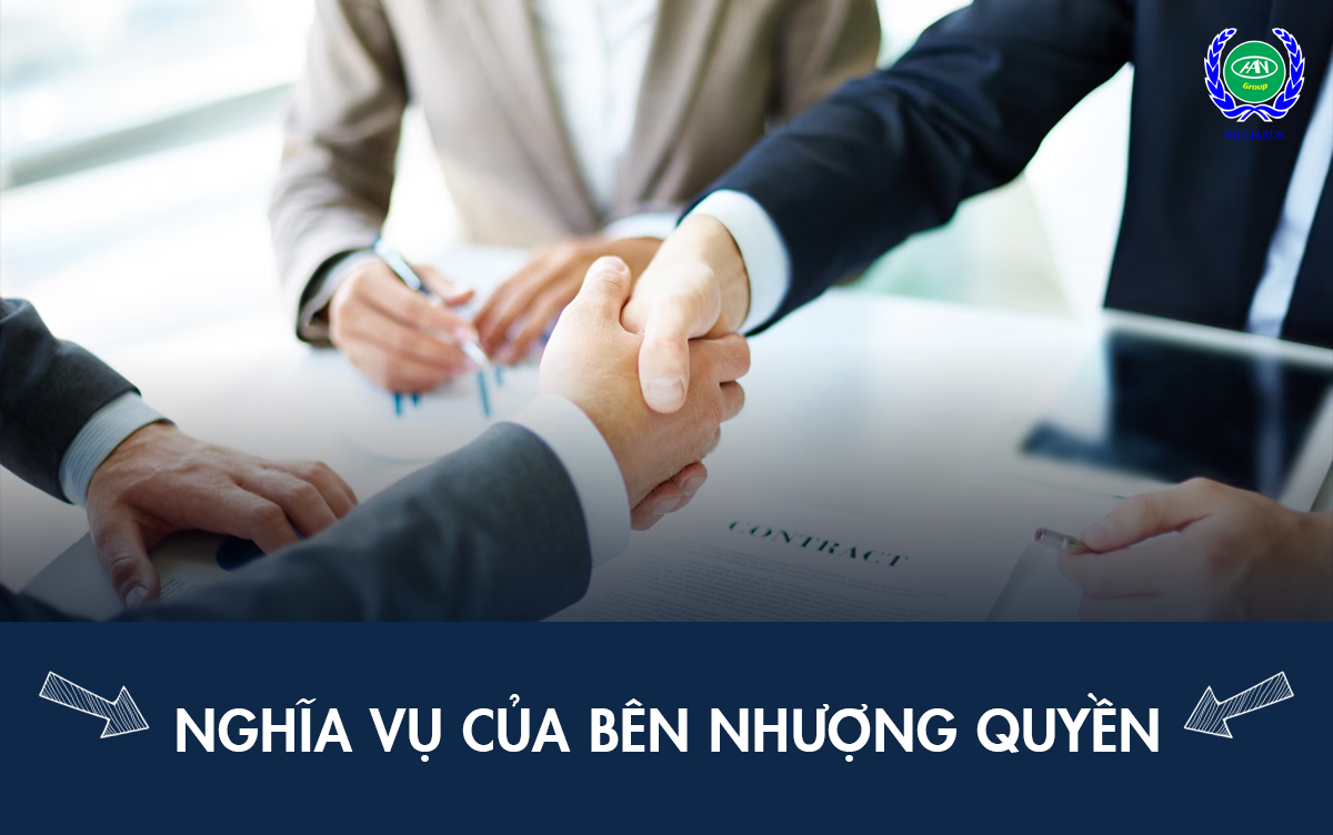 Nghĩa vụ của bên nhượng quyền.