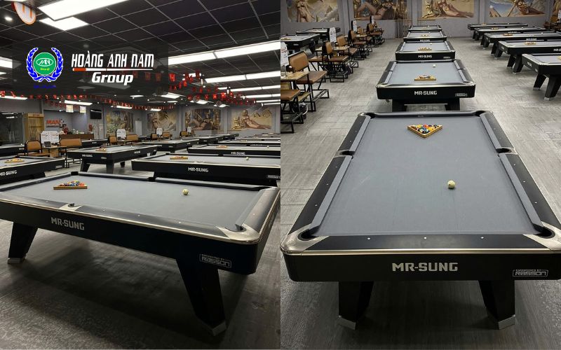 giá bán và chính sách ưu đãi khi mua bàn Bida Lỗ Mrsung Accura màu đen