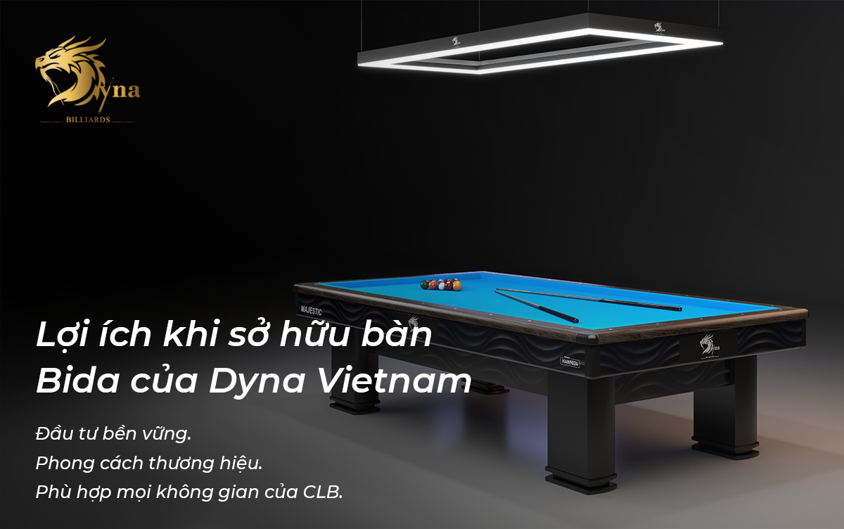 Lợi ích khi sở hữu bàn bida Dyna