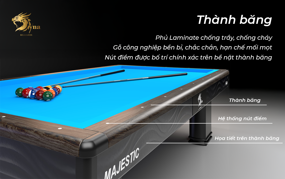 thành băng bàn bida líp