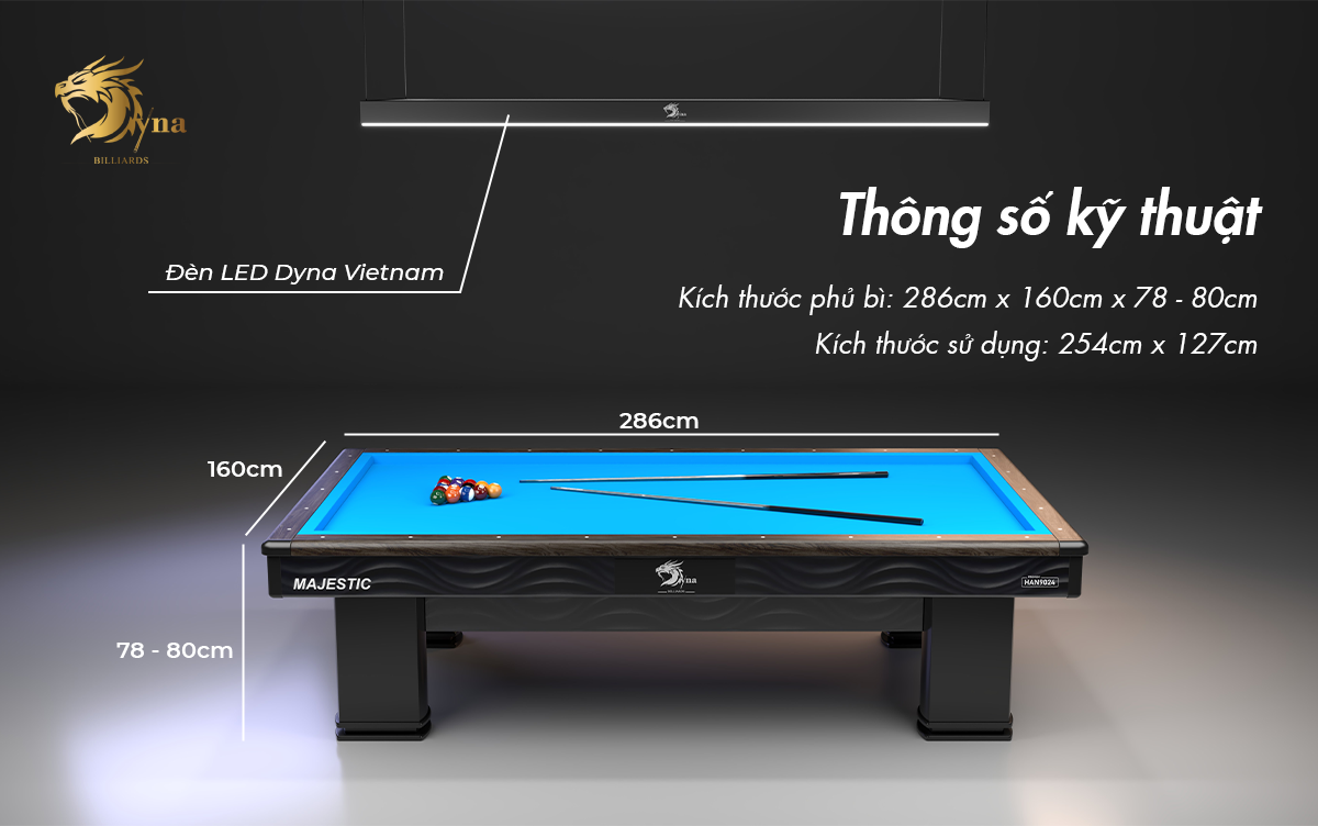 thông số kỹ thuật bàn bida libre