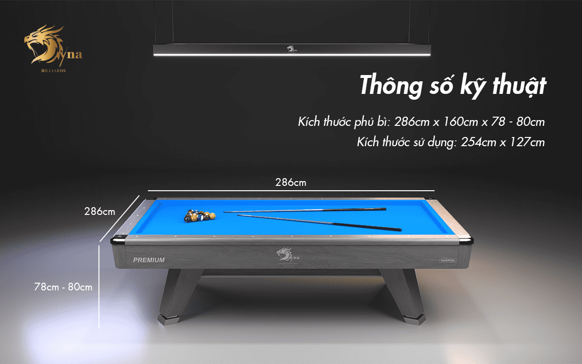 thông số kỹ thuật bàn bida libre