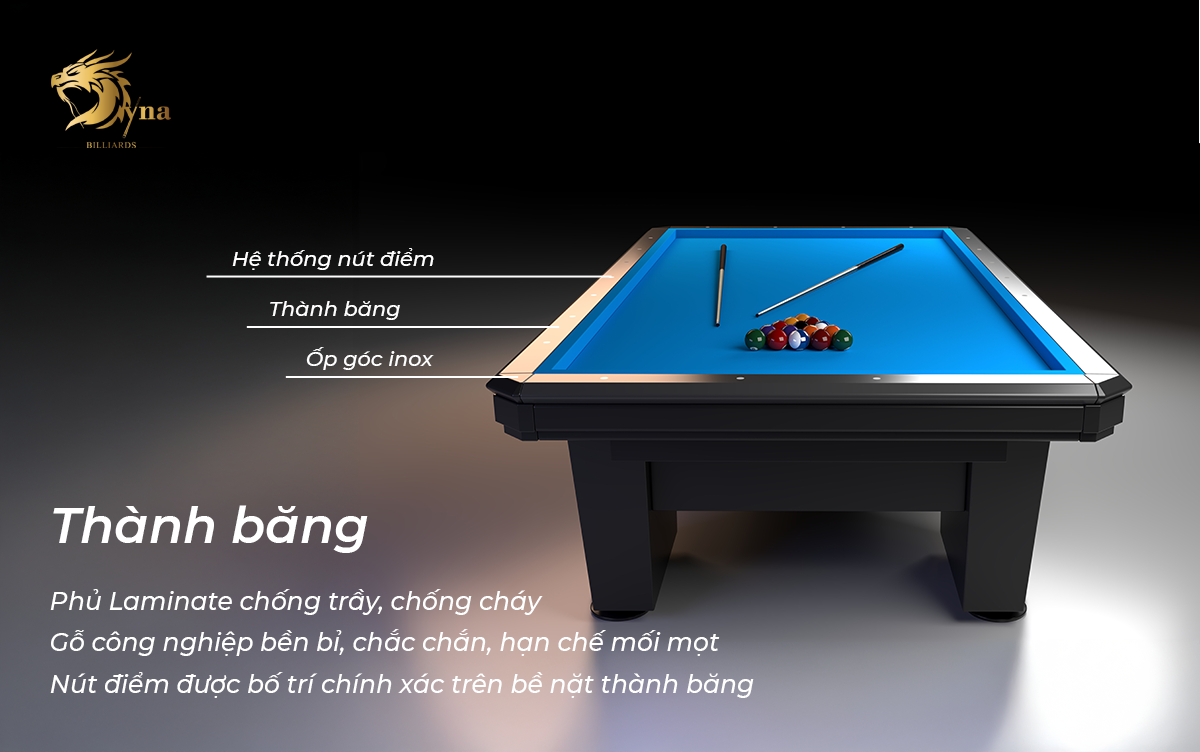 thành băng bàn bida 