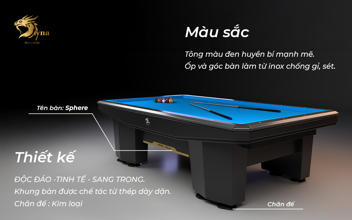 khung bàn bida líp