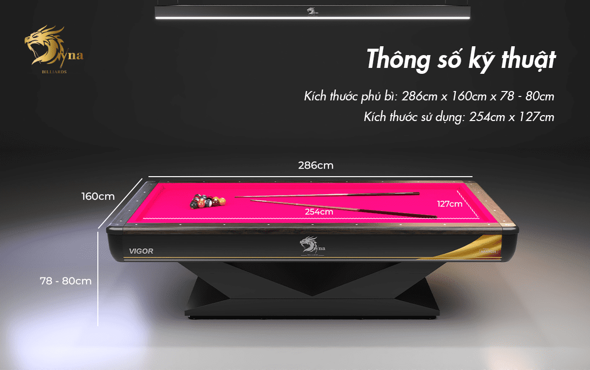 thông số kỹ thuật bàn bida libre