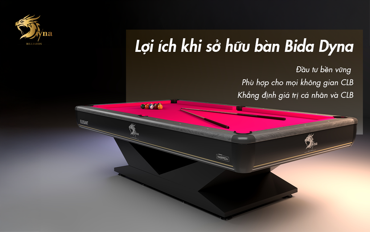 loi ich khi su dung ban bida dyna 