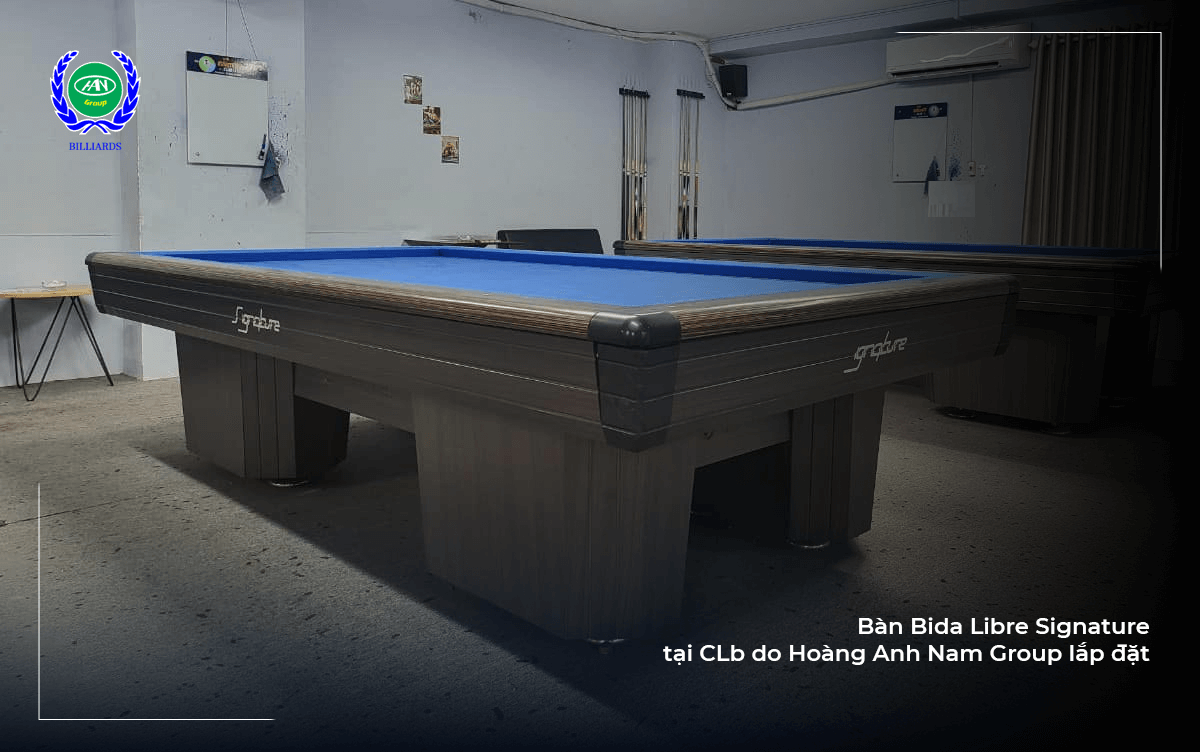 bàn bida líp signature tại clb bida