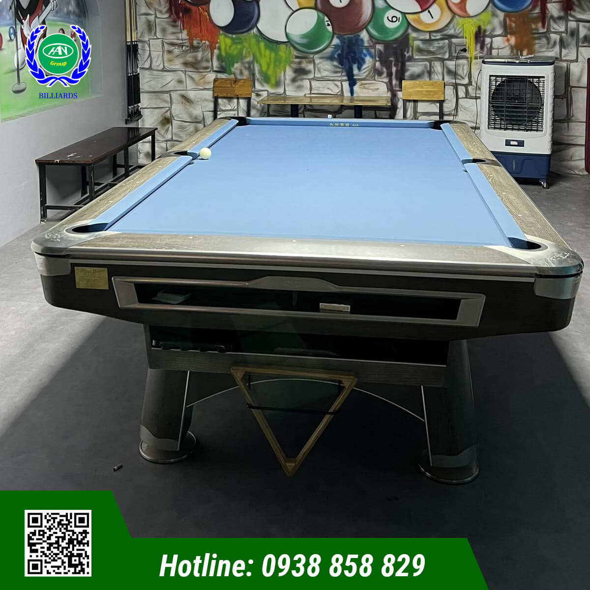 BÀN BIDA LỖ/POOL AILEEX NEW KINGKONG A9023