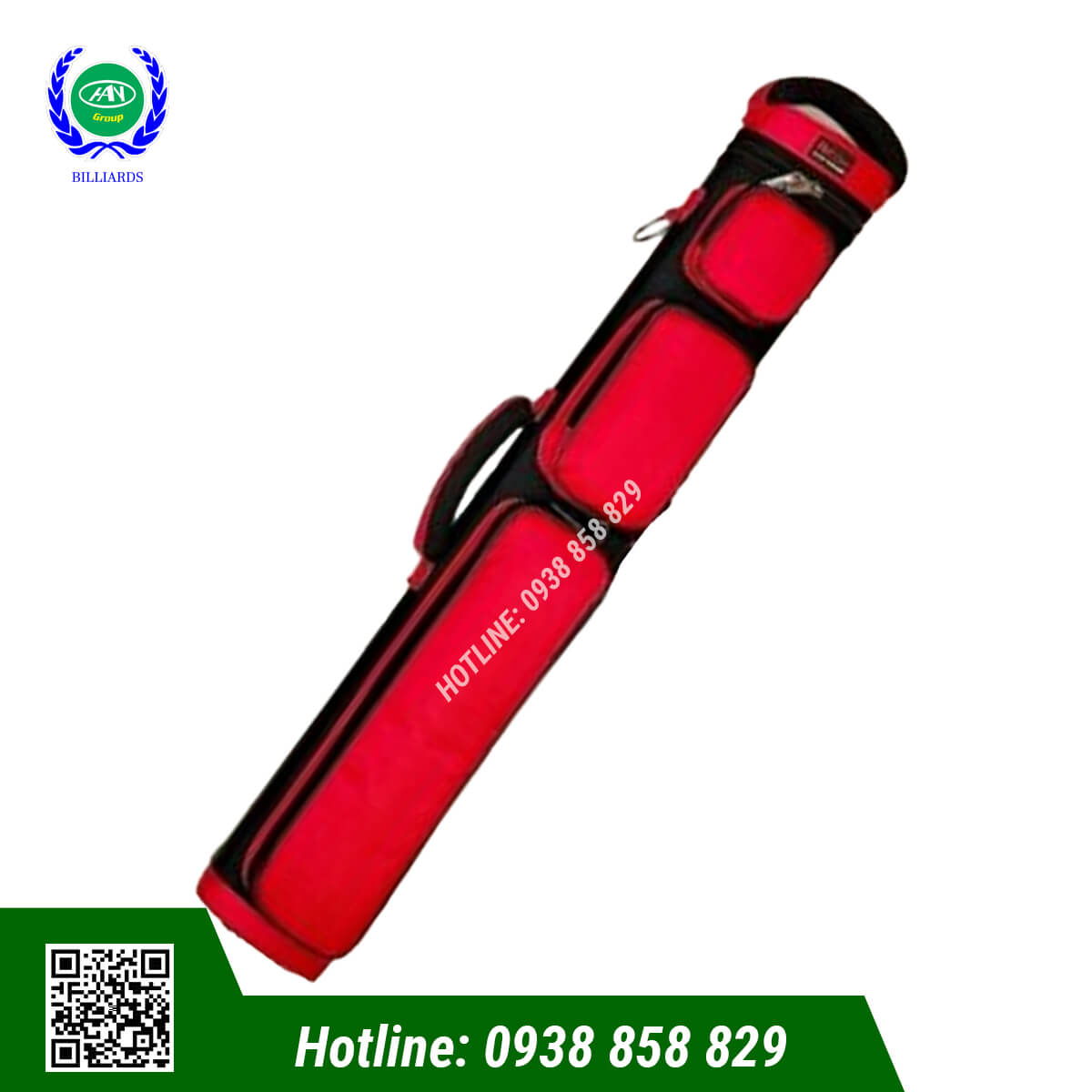 BAO ĐỰNG CƠ BIDA MIT CUES 2X4 - MÀU ĐỎ