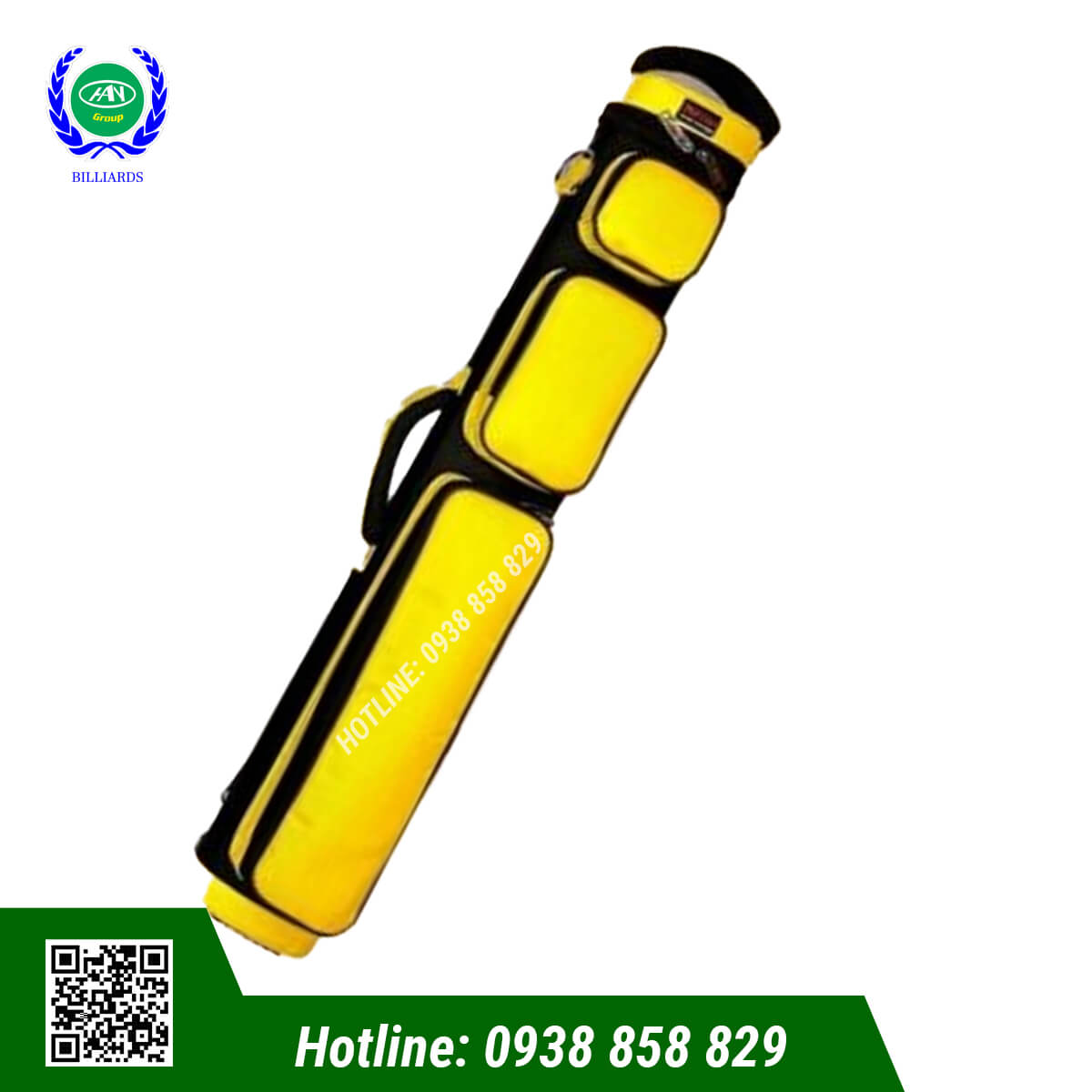 BAO ĐỰNG CƠ BIDA MIT CUES 2X4 - MÀU VÀNG