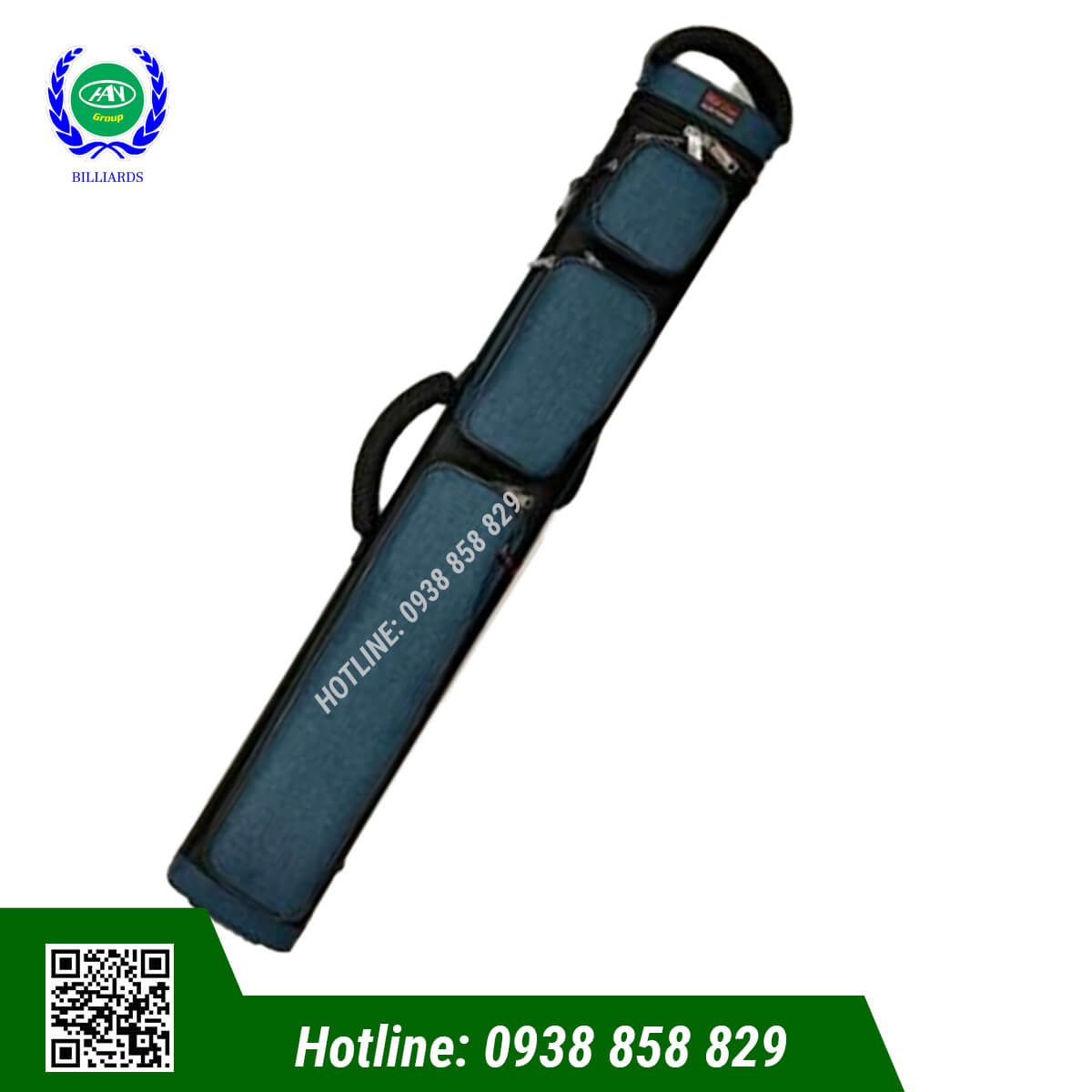 BAO ĐỰNG CƠ BIDA MIT CUES 2X4 - MÀU XANH