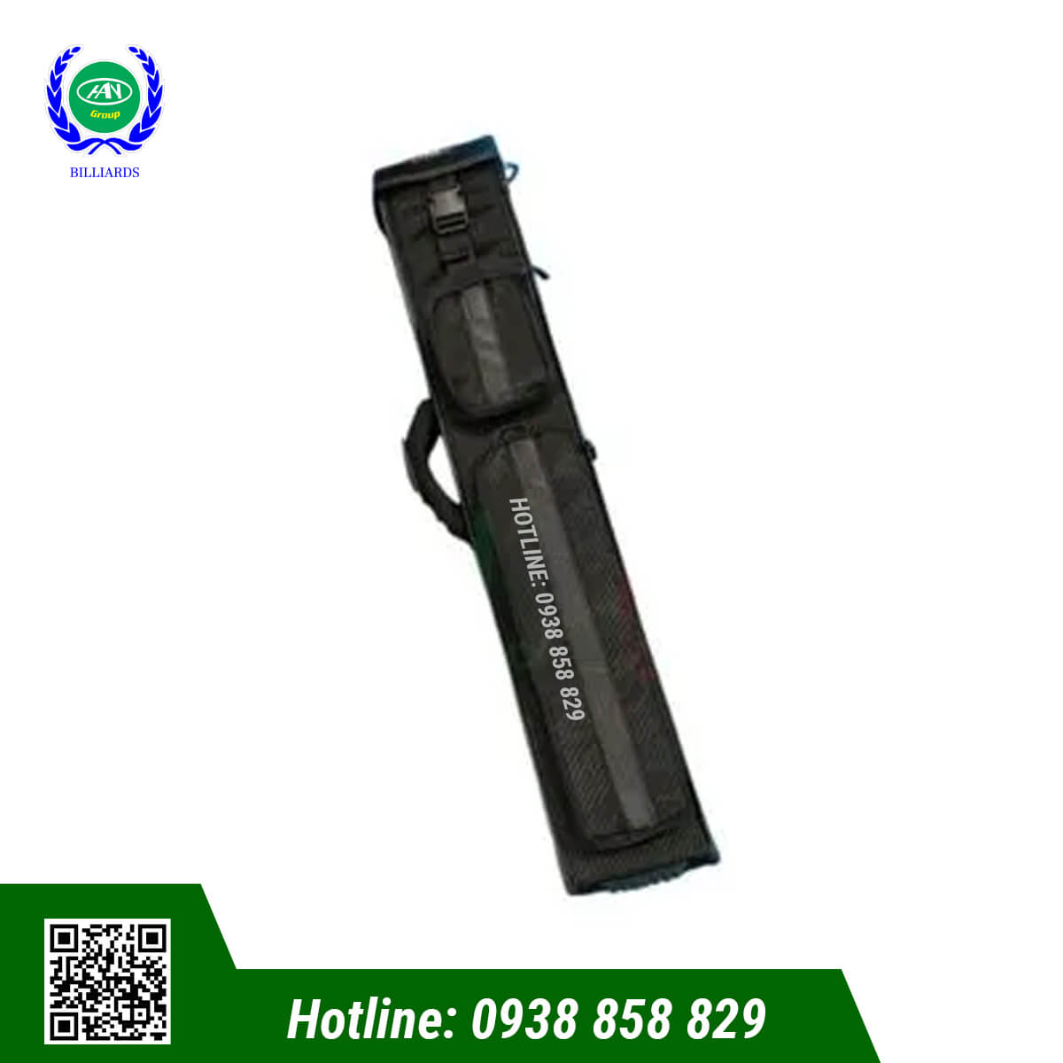 BAO ĐỰNG CƠ BIDA APLUS 3X5 CỨNG - MÀU ĐEN