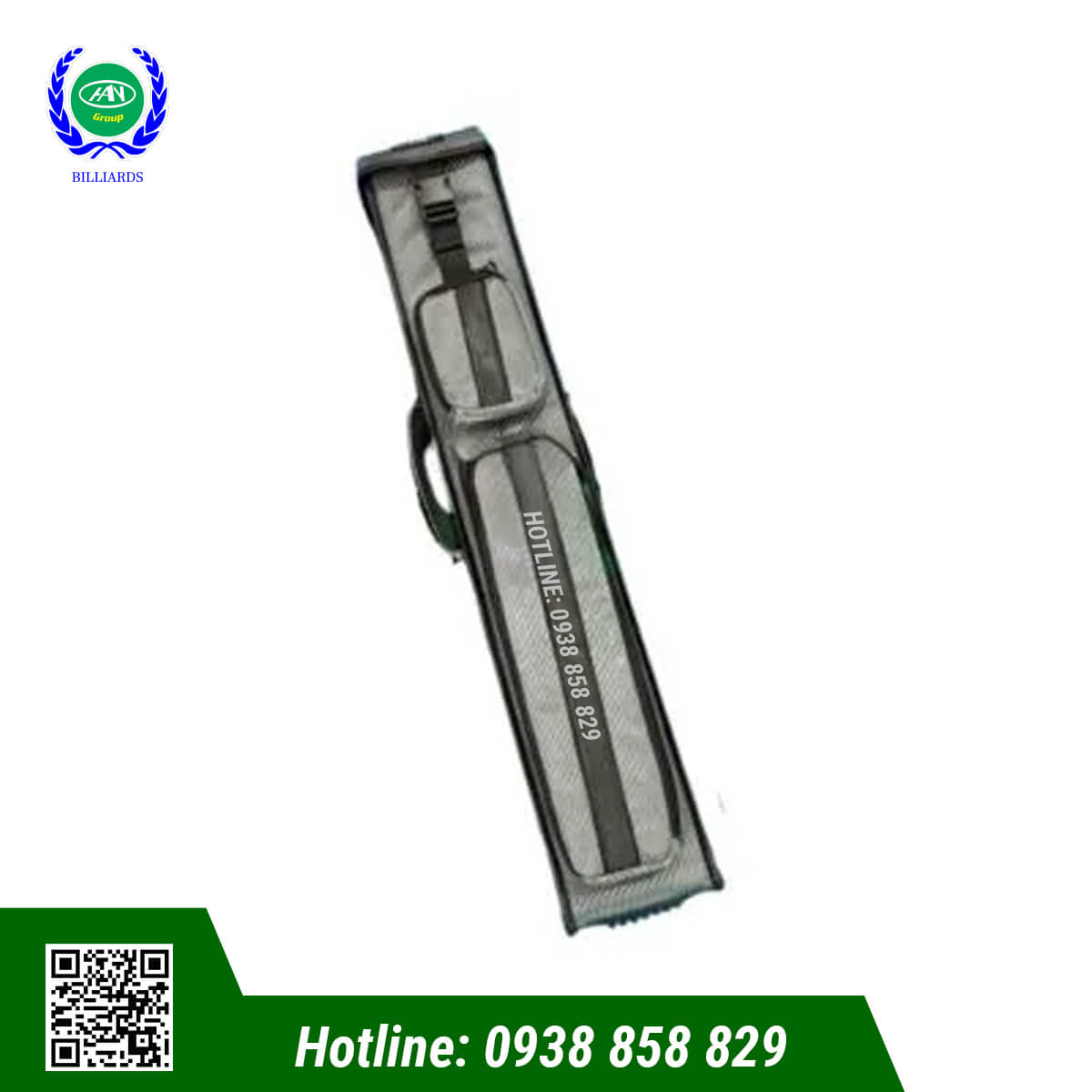 BAO ĐỰNG CƠ BIDA APLUS 3X5 CỨNG - MÀU XÁM