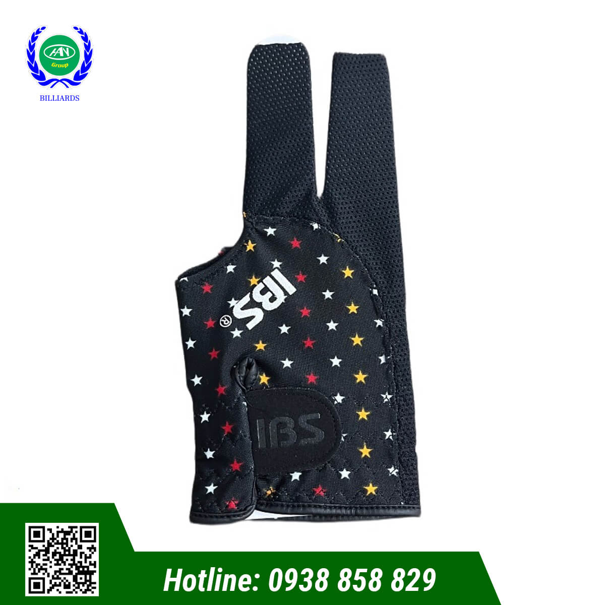 BAO TAY BIDA IBS PRO DÁN TRÊN - MÀU ĐEN NGÔI SAO