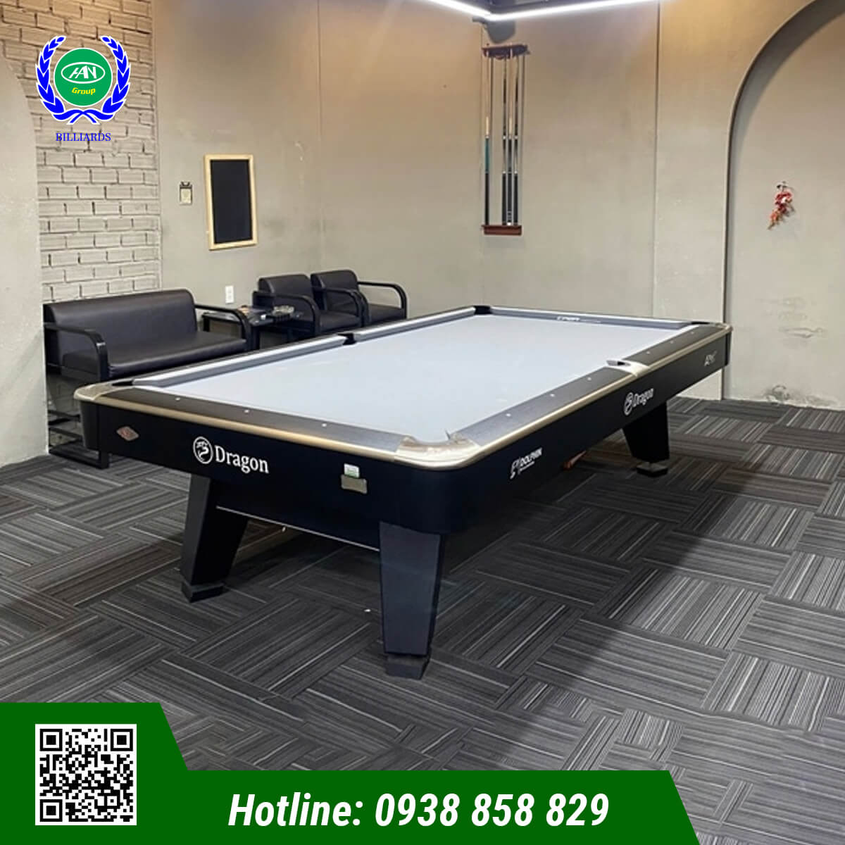 BÀN BIDA LỖ/POOL APLUS DRAGON
