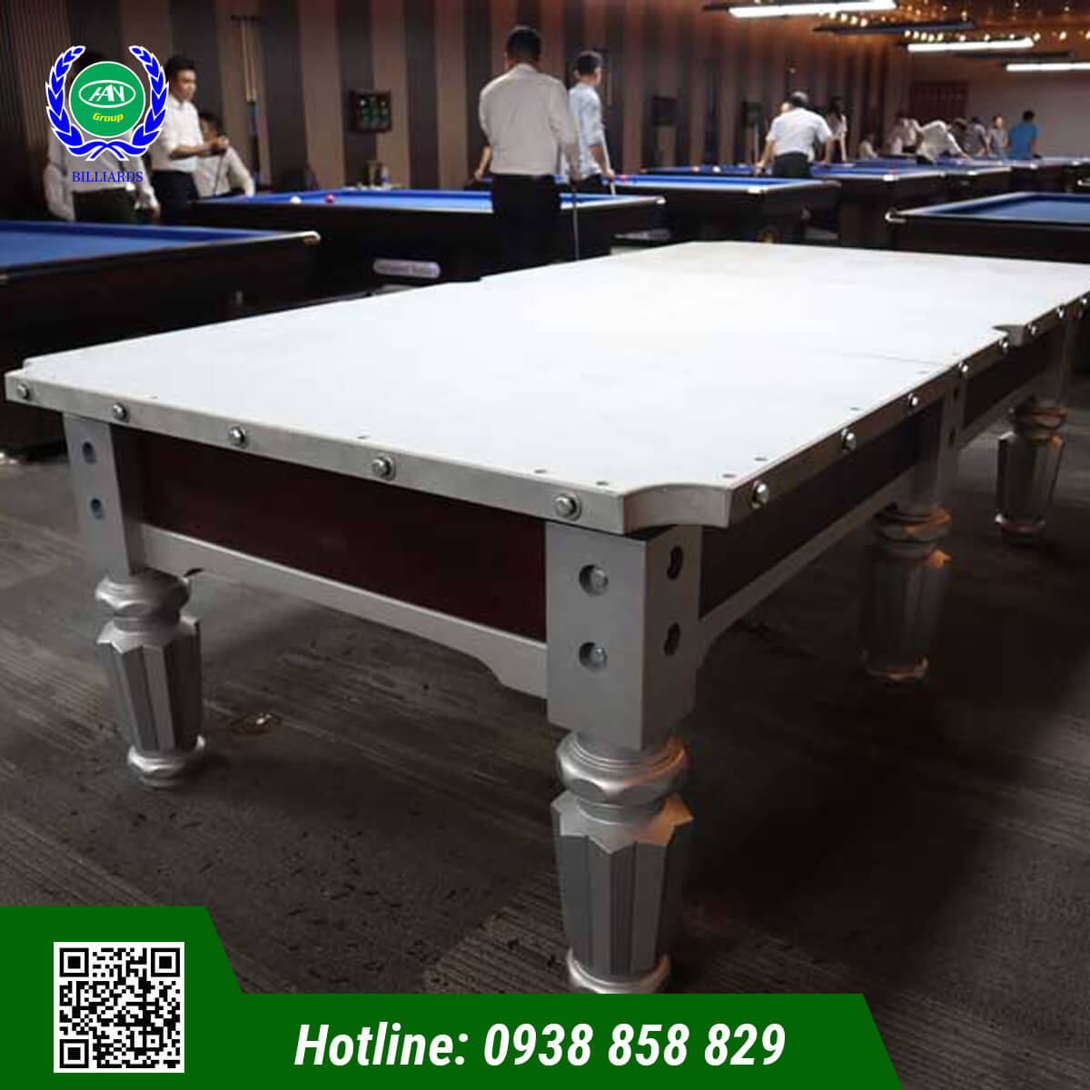 BÀN BIDA LỖ/POOL NHẬP KHẨU - MÀU GOLD