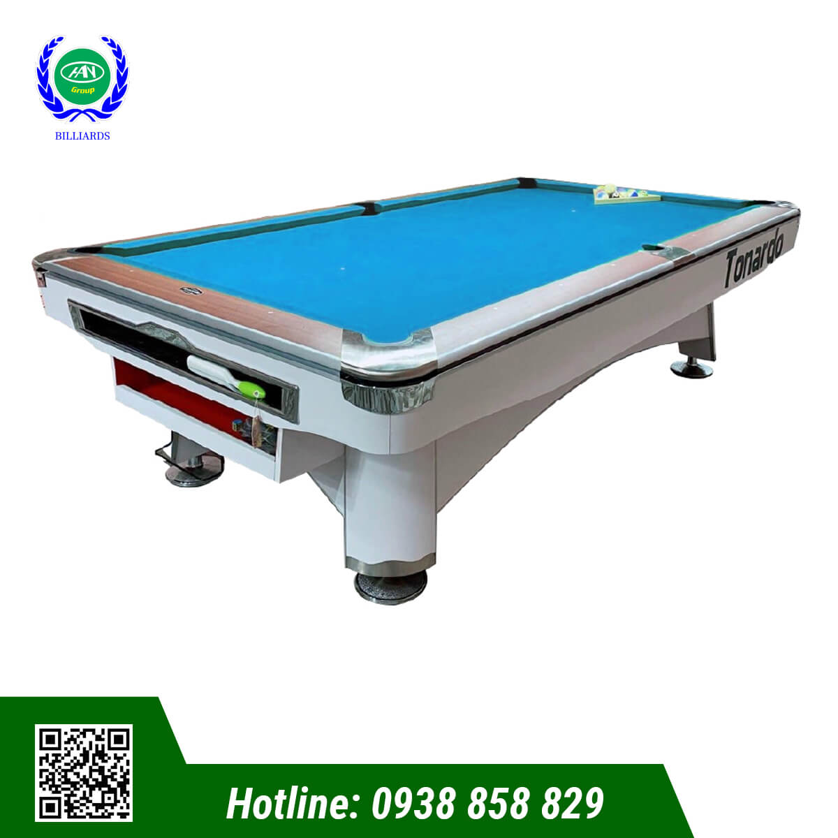 BÀN BIDA LỖ/POOL TONARDO 9022