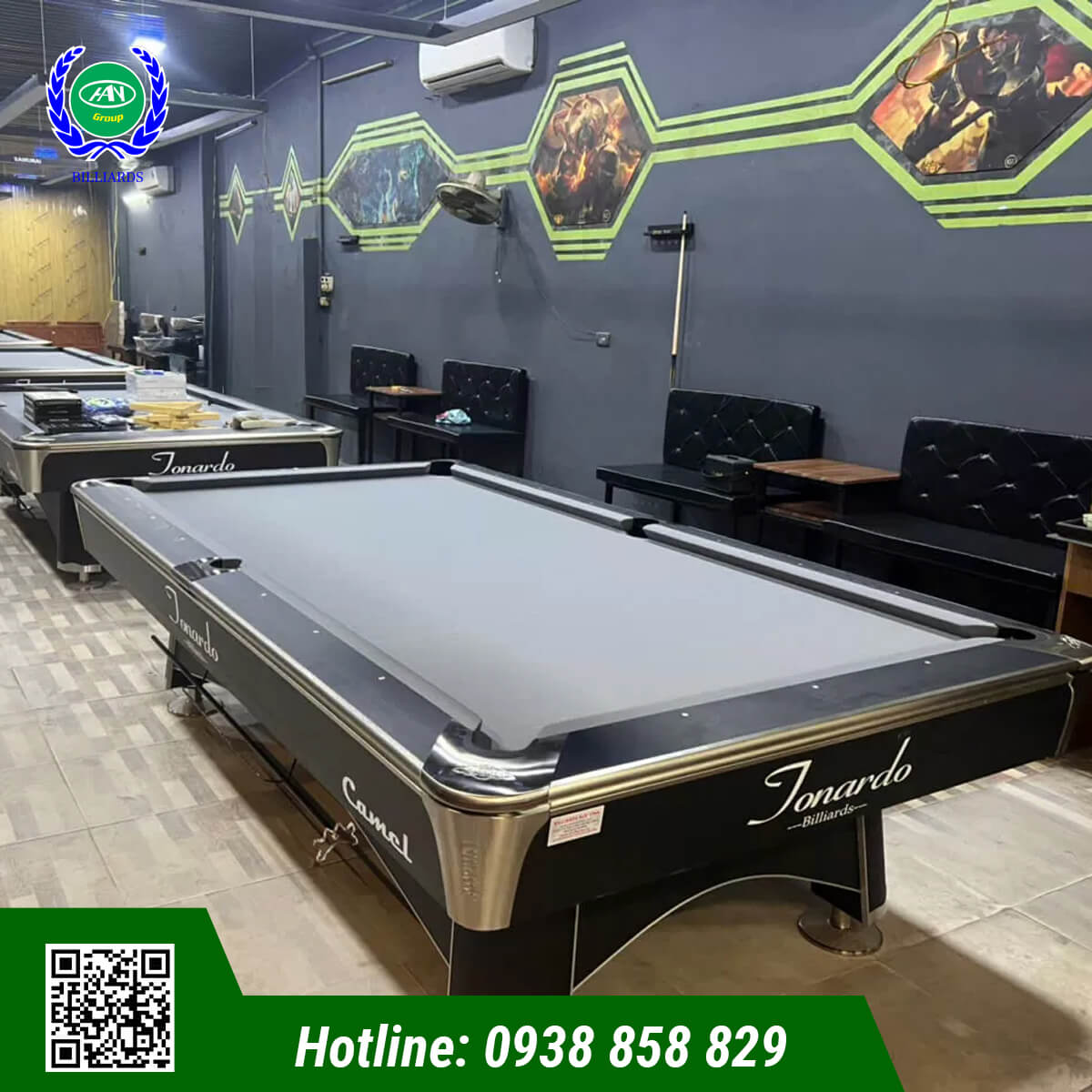 BÀN BIDA LỖ/POOL TONARDO CAMEL