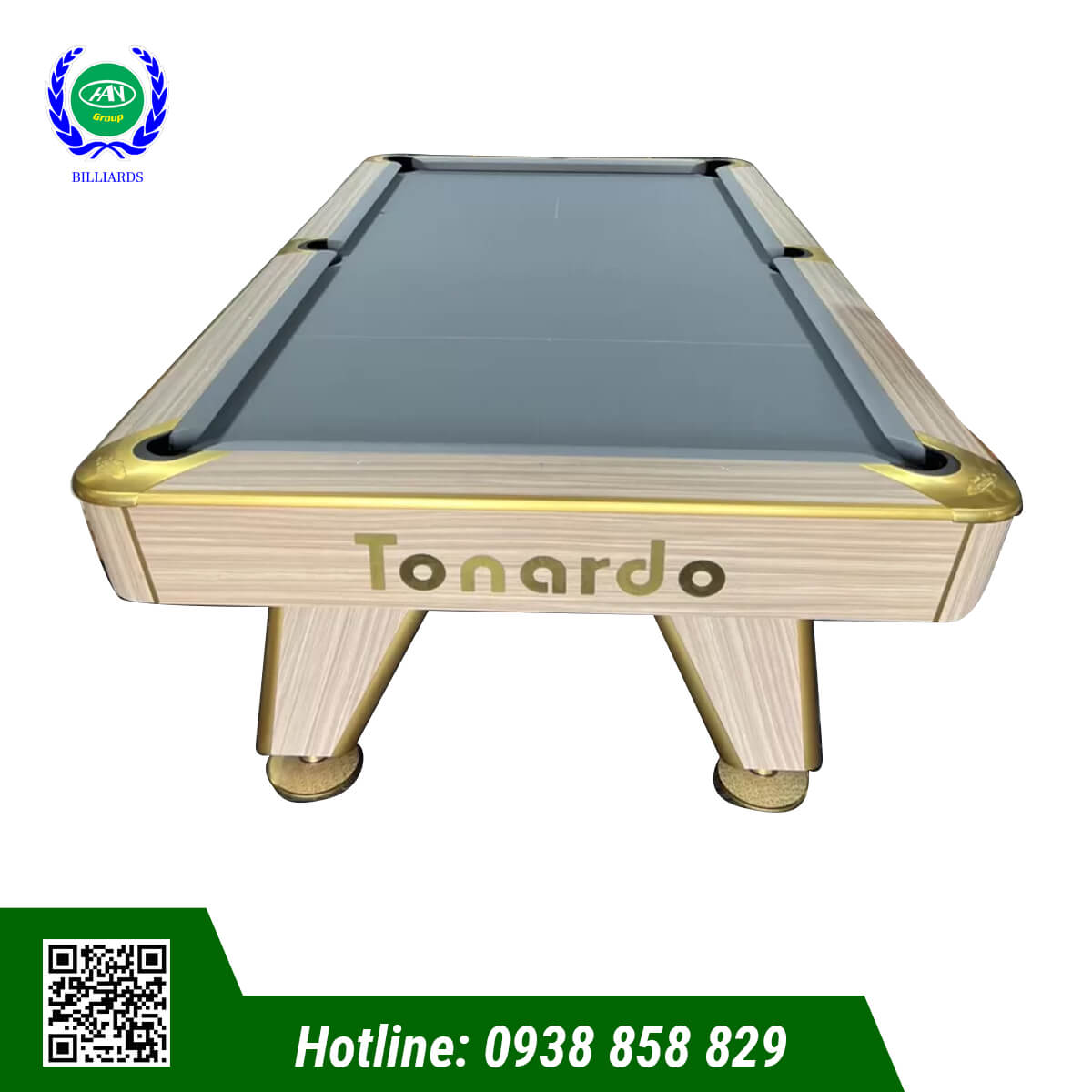 BÀN BIDA LỖ/POOL TONARDO GOLD 9024