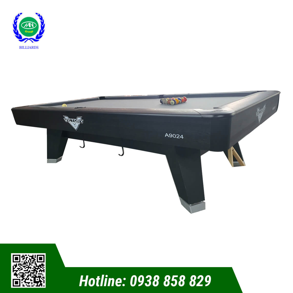 BÀN BIDA LỖ/POOL VICTORY V9024