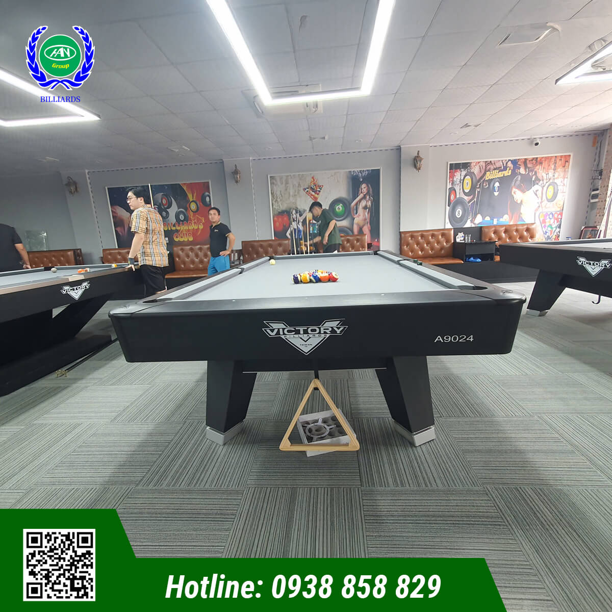 BÀN BIDA LỖ/POOL VICTORY V9024