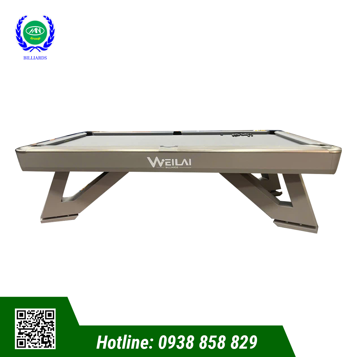 BÀN BIDA LỖ/POOL WEILAI