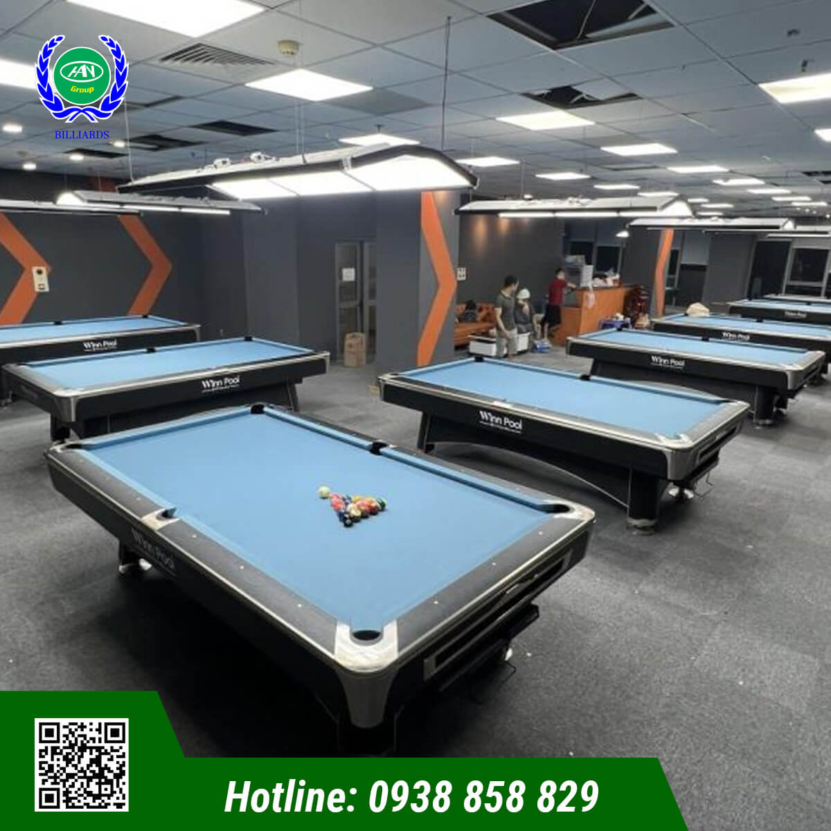 BÀN BIDA LỖ/POOL WINNPOOL 9024 CHÍNH HÃNG