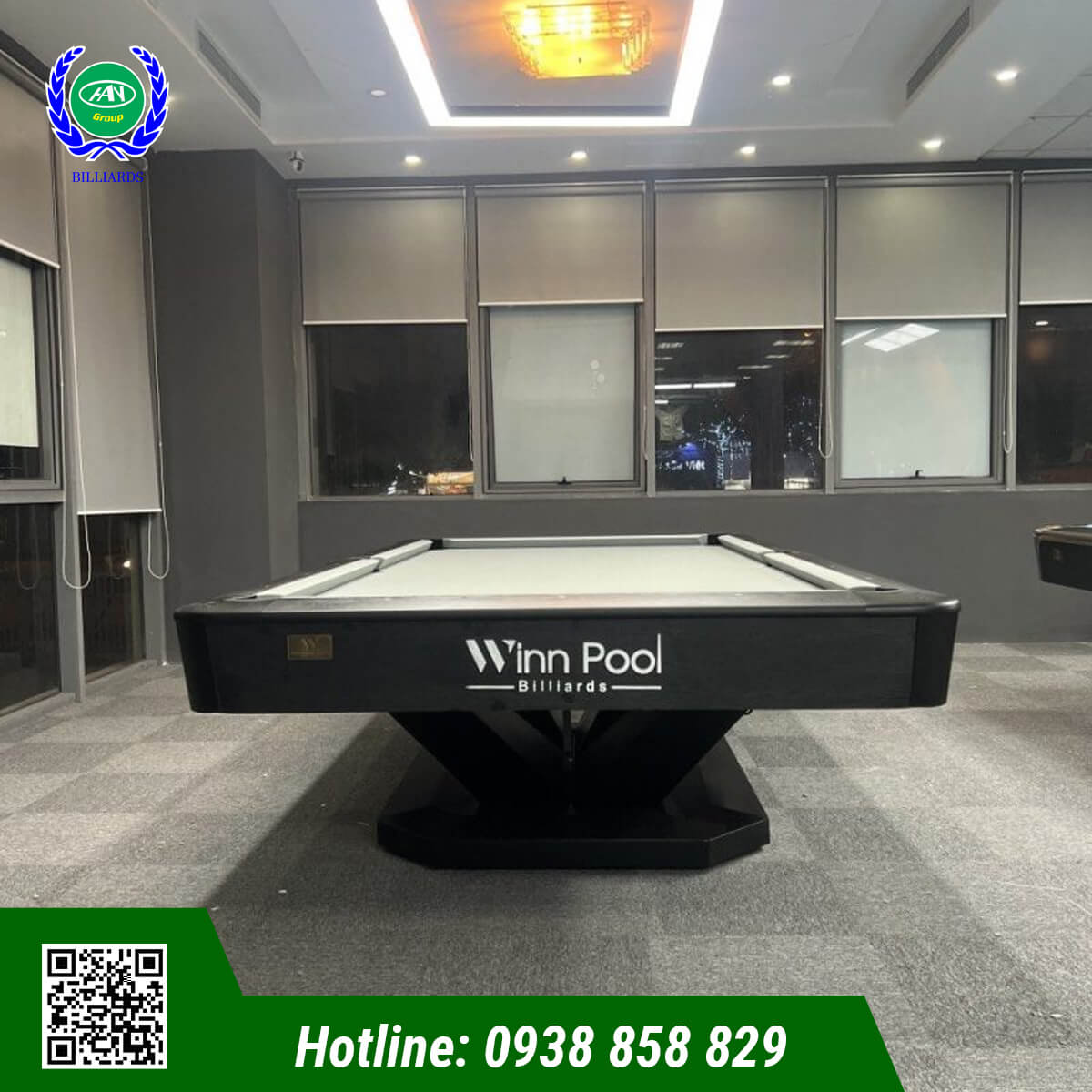 BÀN BIDA LỖ/POOL WINNPOOL DARK ANGEL