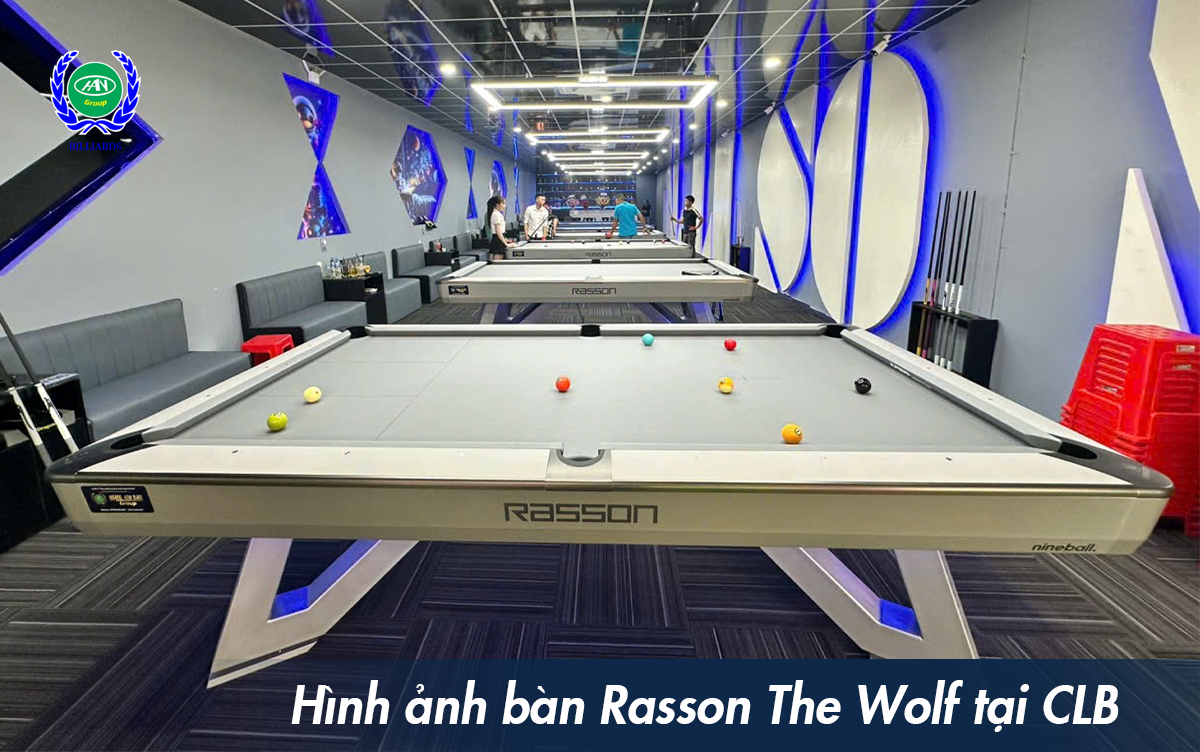 mẫu bàn bida lỗ rasson the wolf