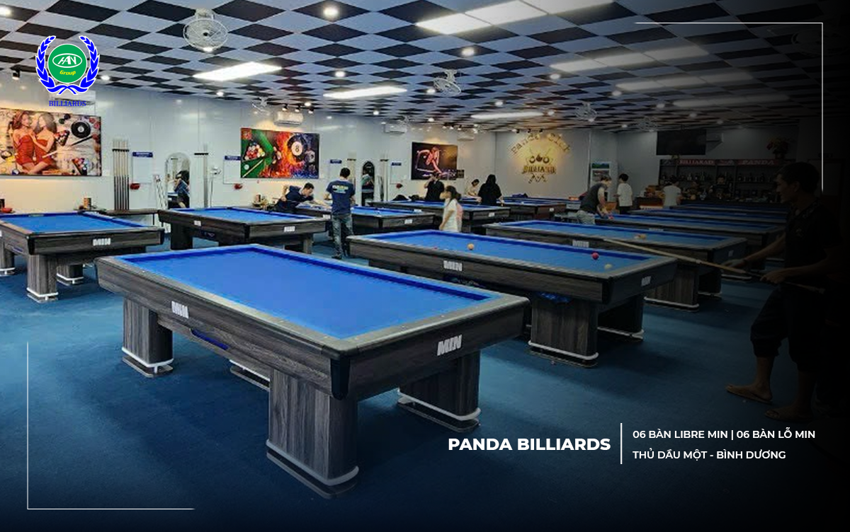 Bàn Bida Lip Min tại CLB Panda Billiards do Hoàng Anh Nam lắt đặt