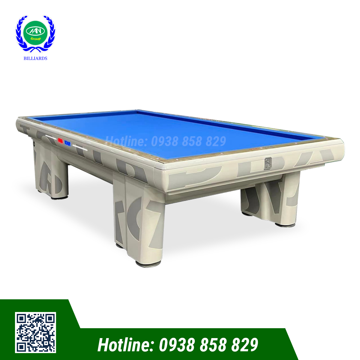 BÀN BIDA 3C FROMM PBA TOUR PRO 3.0 TABLE (Trắng)