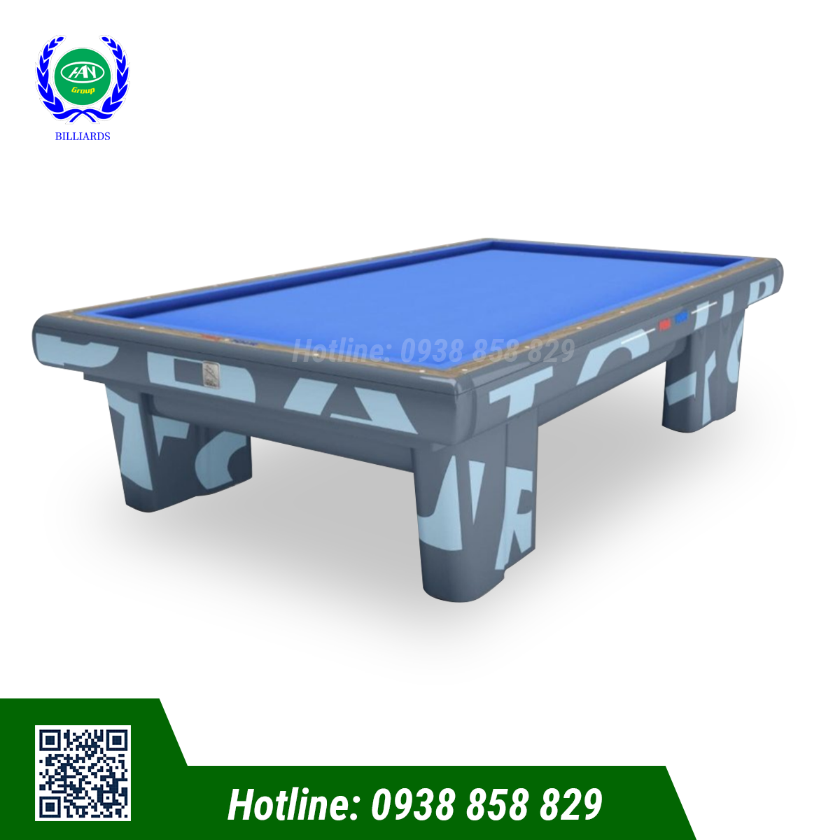 BÀN BIDA 3C FROMM PBA TOUR PRO 3.0 TABLE (Xám)
