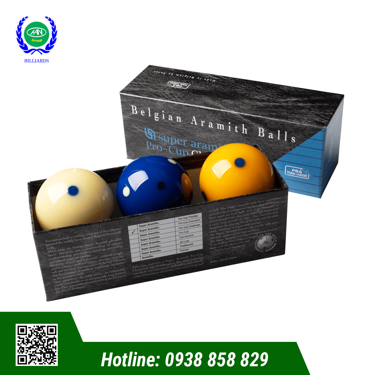 BI 3C BỈ ARAMITH CHAMPION 61.5MM