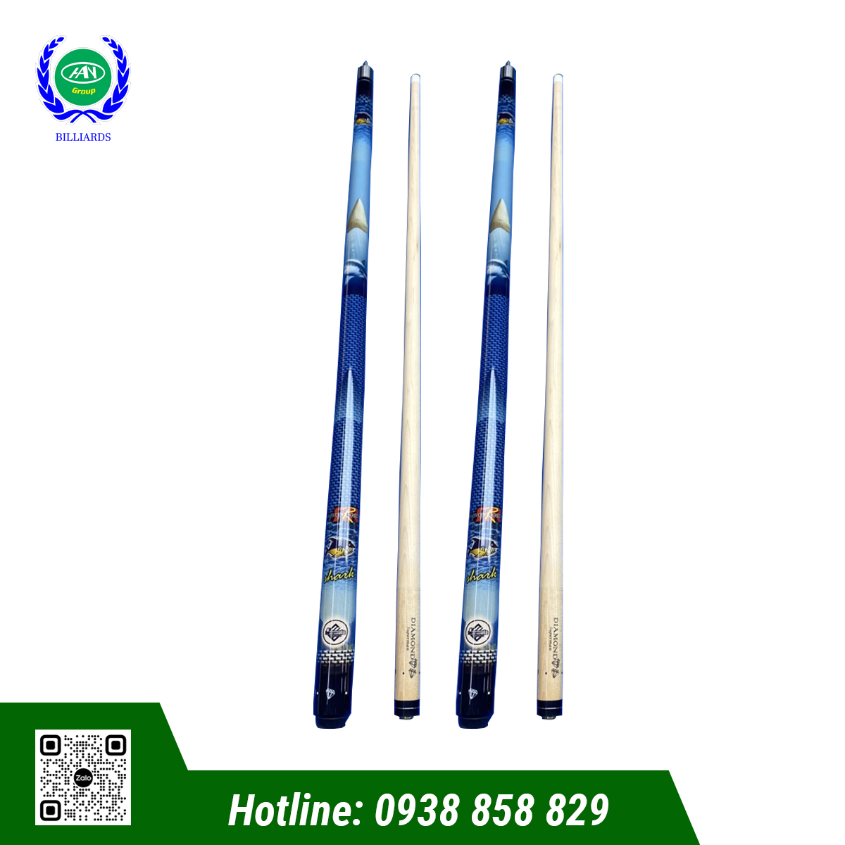 CƠ BIDA 3C/CAROM DIAMOND