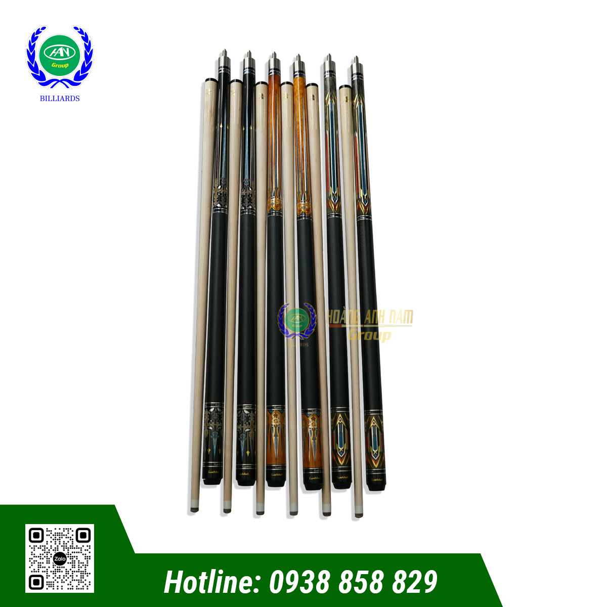 CƠ BIDA LỖ/POOL CUEMALL