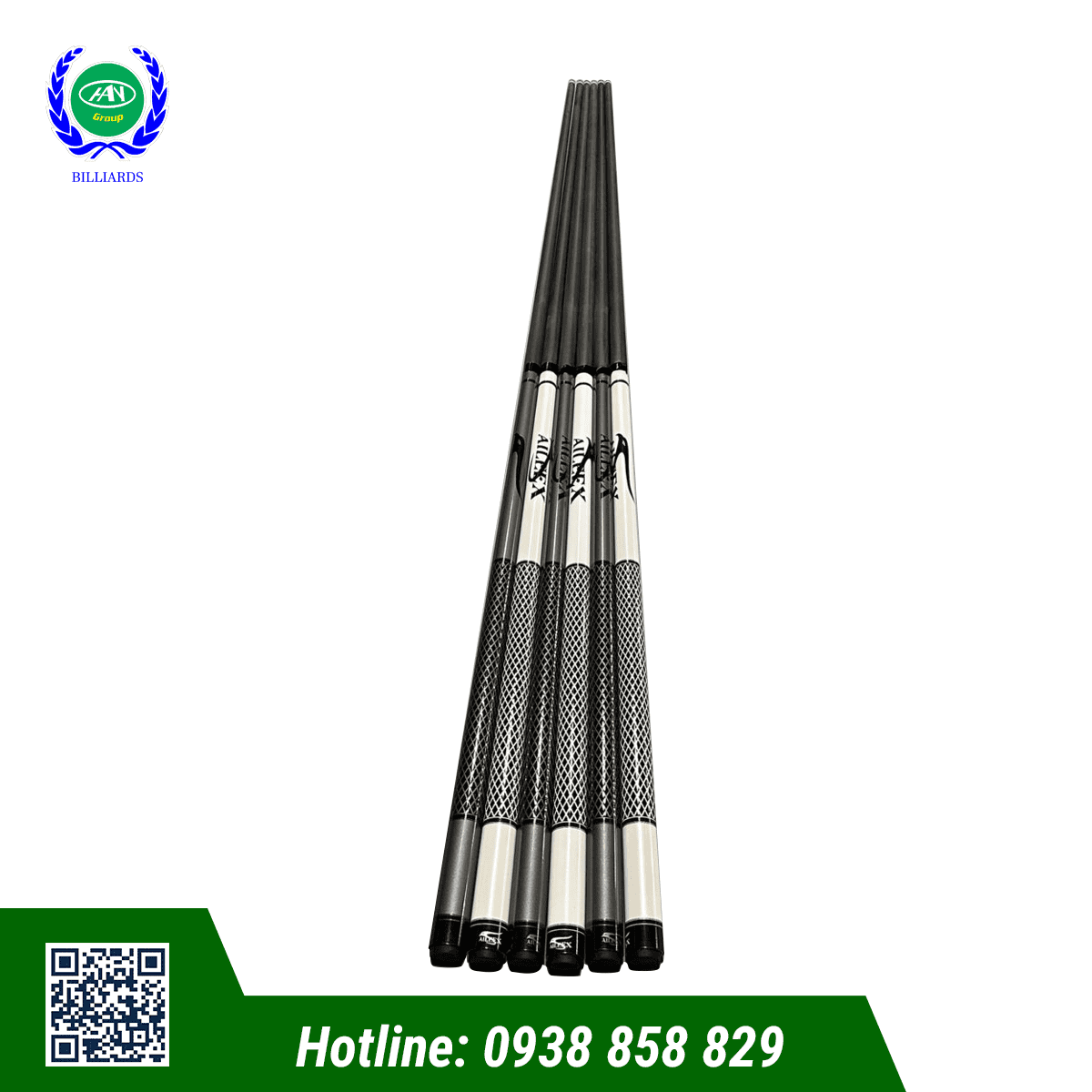 CƠ BIDA LỖ PHỦ CARBON ALIEEX 1 KHÚC