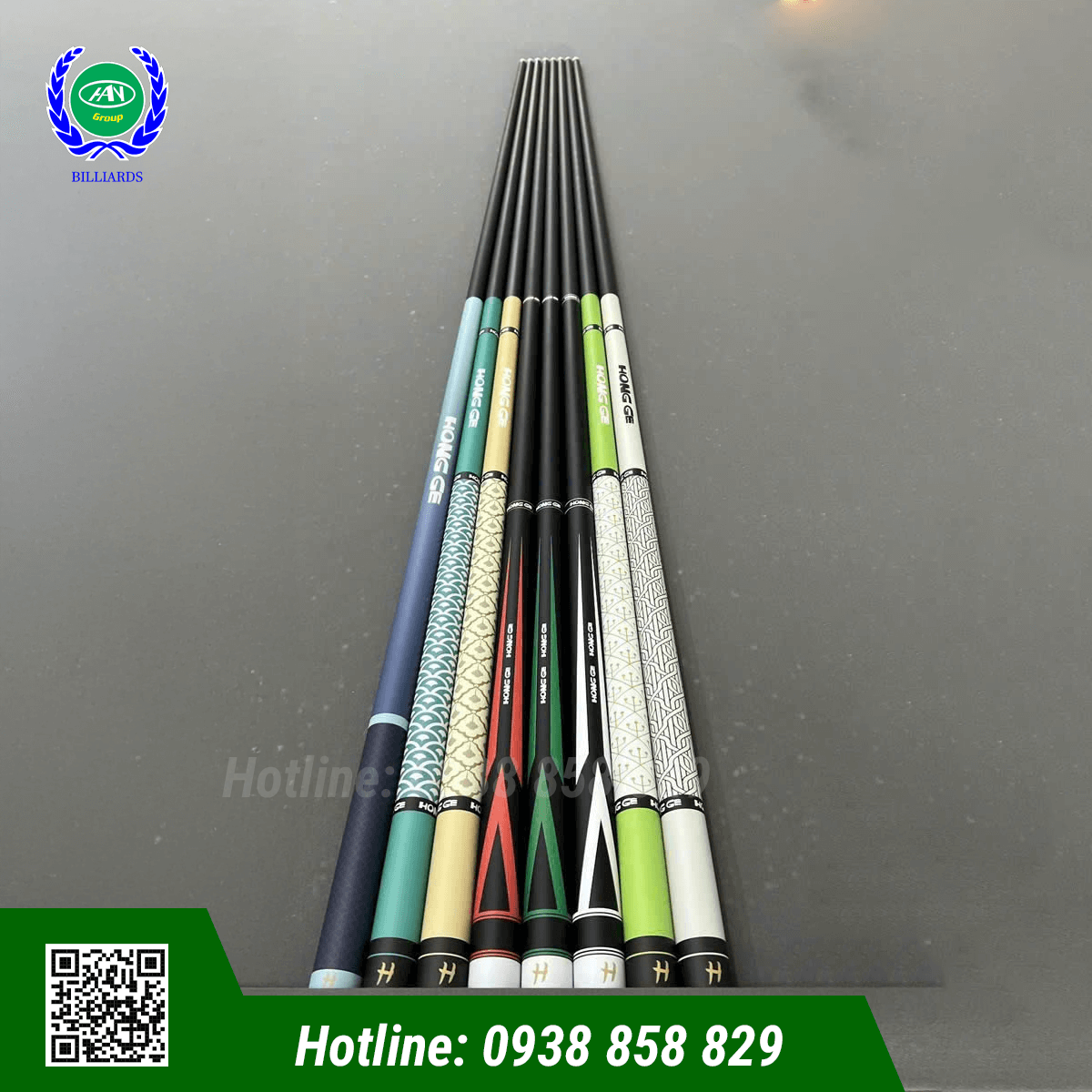 CƠ BIDA LỖ CARBON HONG GE 1 KHÚC