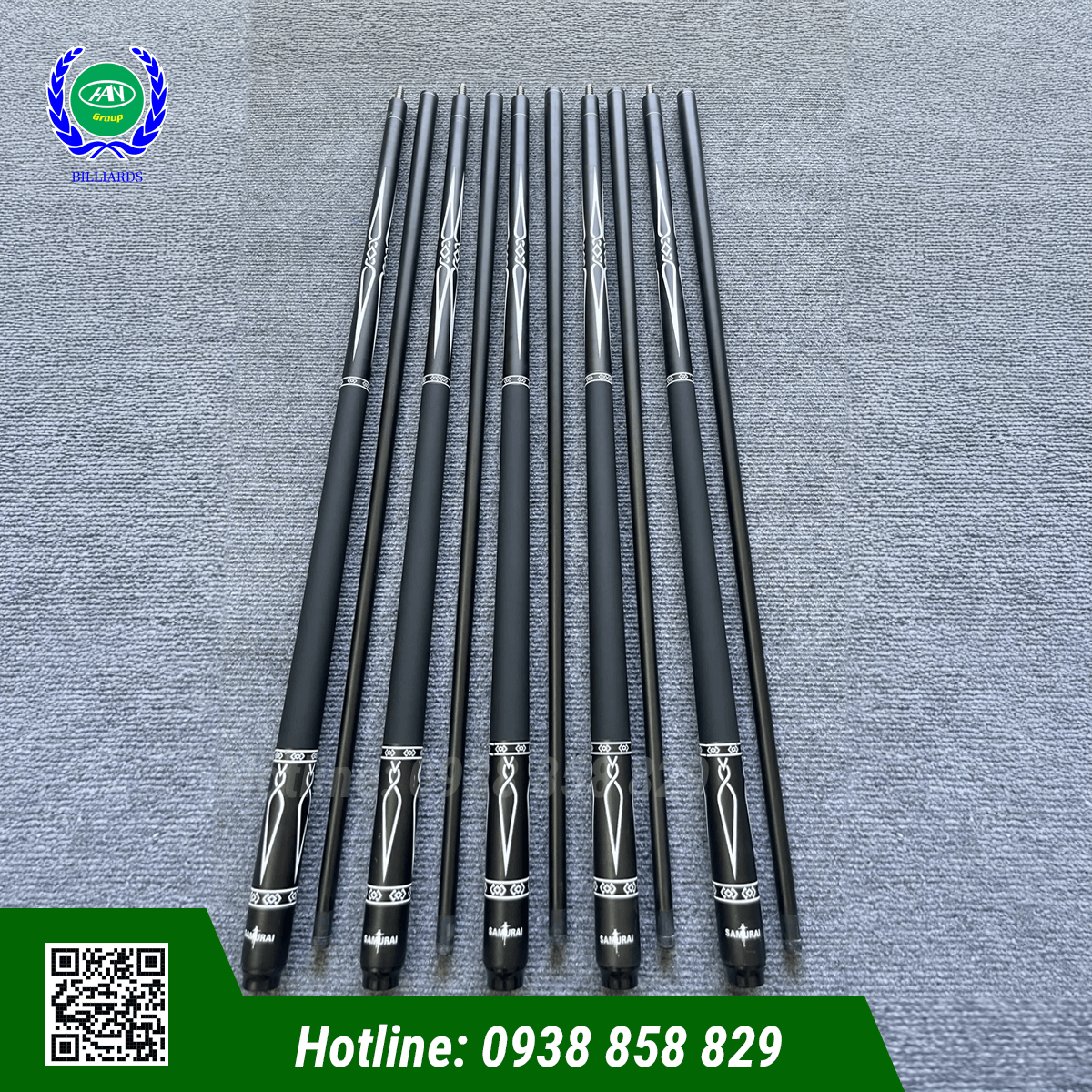 CƠ BIDA LỖ CARBON SAMURAI