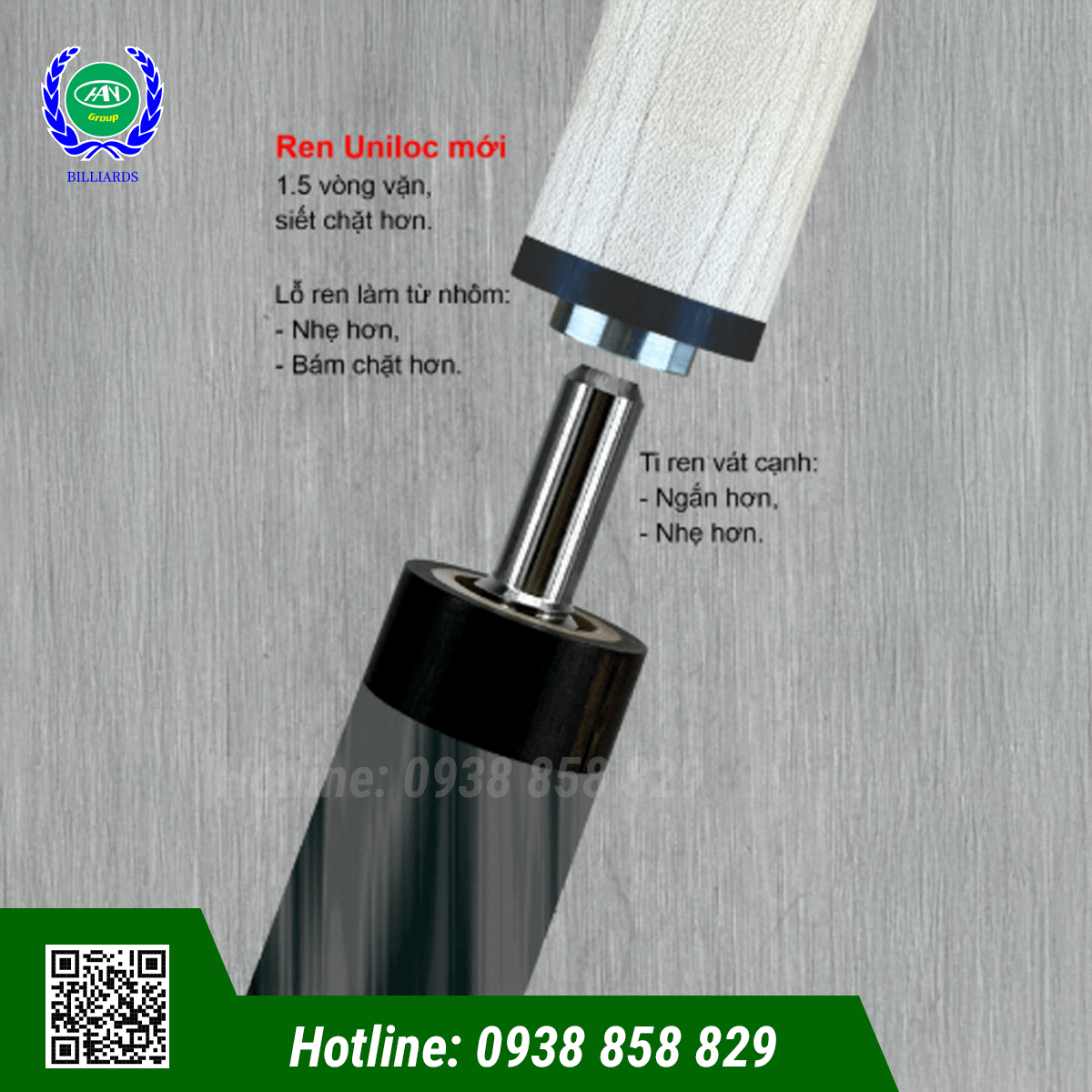 CƠ BIDA LỖ MOD NW HANC40