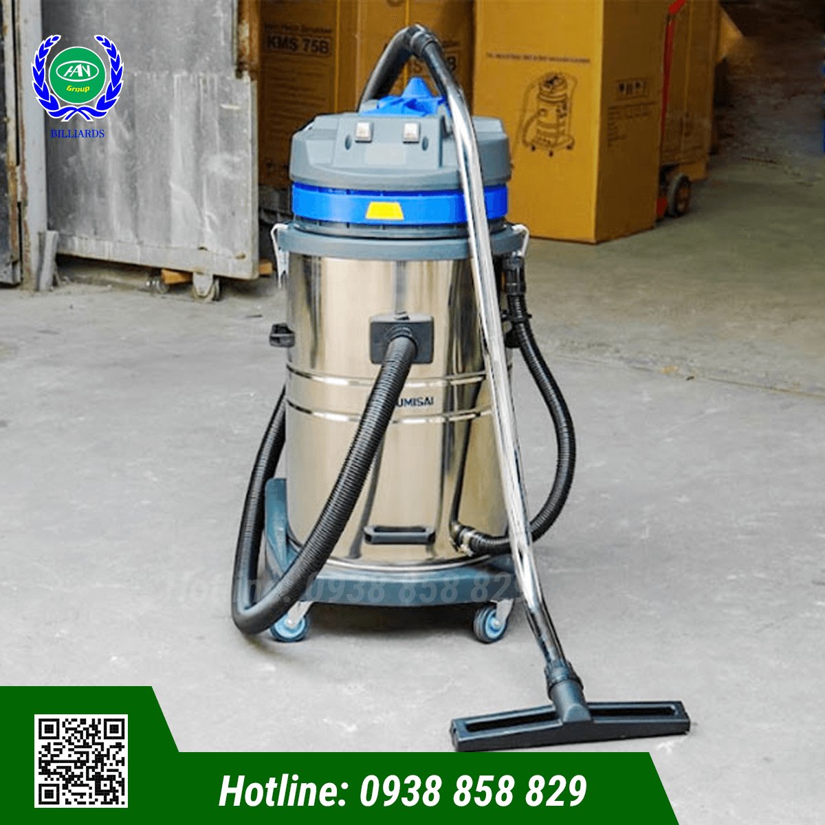 MÁY HÚT BỤI CÔNG NGHIỆP KUMISAI KMS70H - HEPA